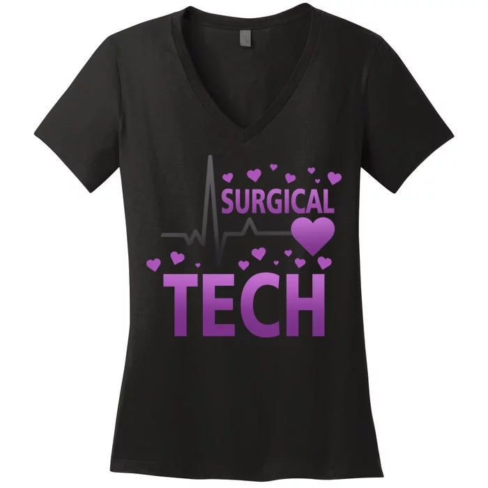 Surgical Tech Women's V-Neck T-Shirt