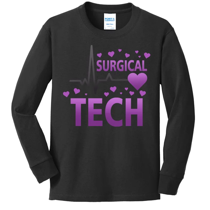 Surgical Tech Kids Long Sleeve Shirt