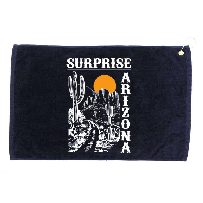 Surprise Arizona Grommeted Golf Towel