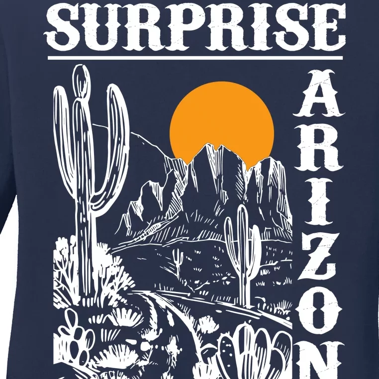 Surprise Arizona Ladies Long Sleeve Shirt