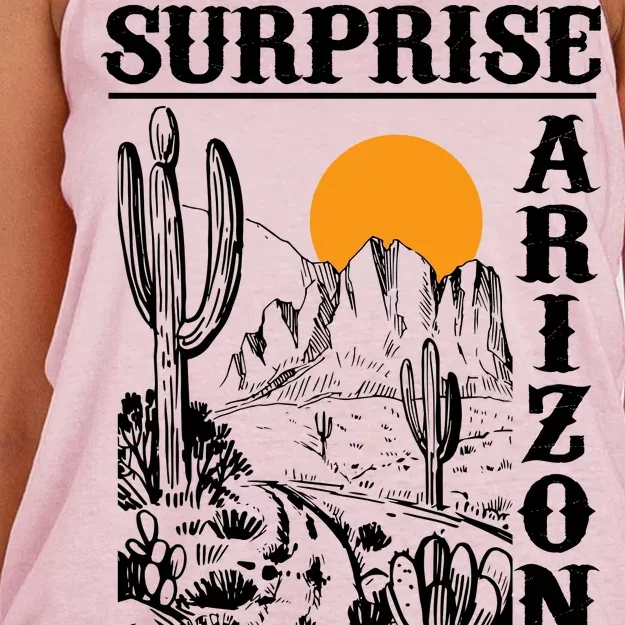 Surprise Arizona Women's Knotted Racerback Tank