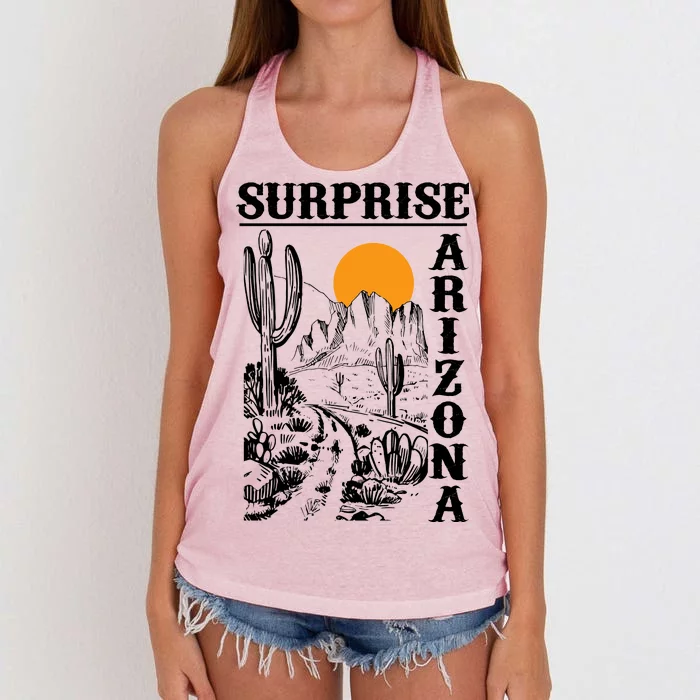 Surprise Arizona Women's Knotted Racerback Tank