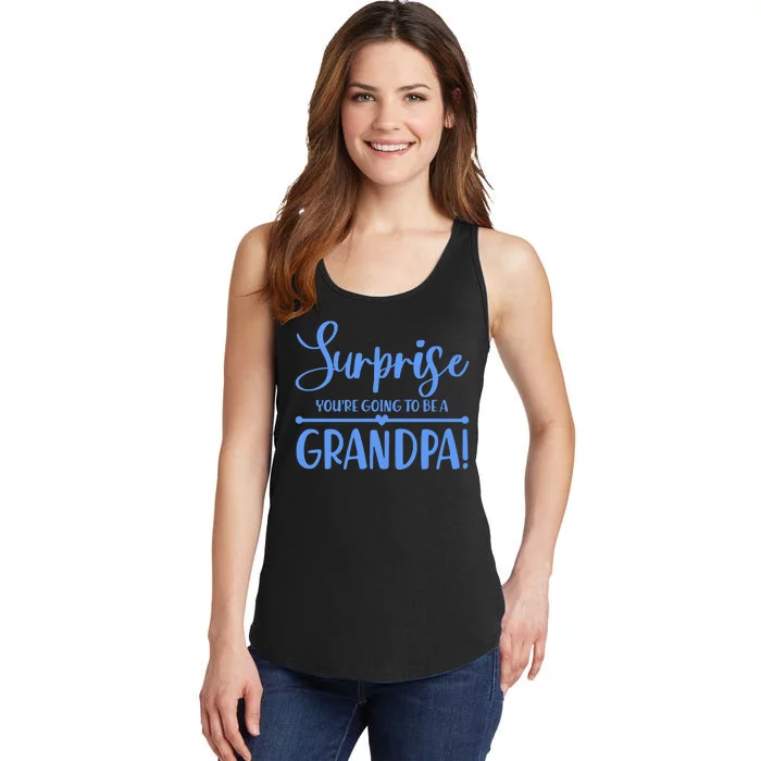 Surprise You're Going To Be A Grandpa! Ladies Essential Tank