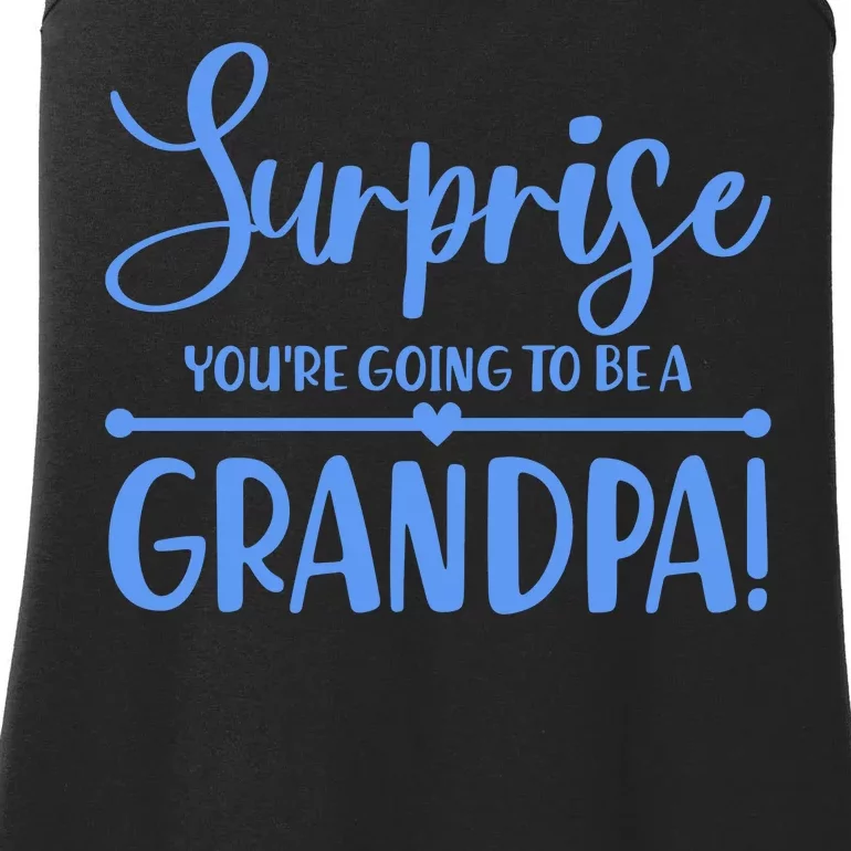 Surprise You're Going To Be A Grandpa! Ladies Essential Tank