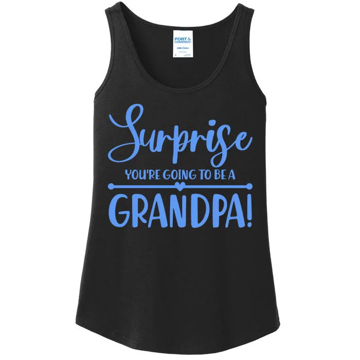 Surprise You're Going To Be A Grandpa! Ladies Essential Tank