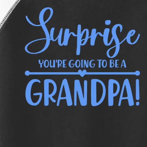 Surprise You're Going To Be A Grandpa! Toddler Fine Jersey T-Shirt