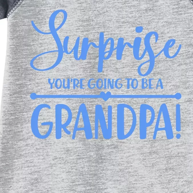 Surprise You're Going To Be A Grandpa! Infant Baby Jersey Bodysuit