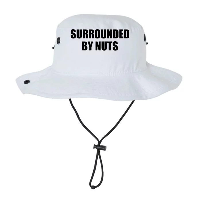 Surrounded By Nuts Rude Funny Text Legacy Cool Fit Booney Bucket Hat