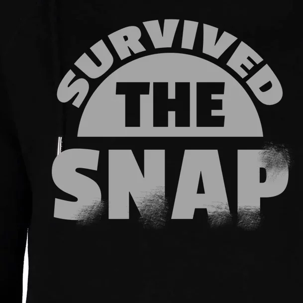 Survived The Snap Womens Funnel Neck Pullover Hood