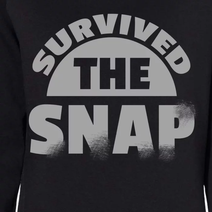 Survived The Snap Womens California Wash Sweatshirt