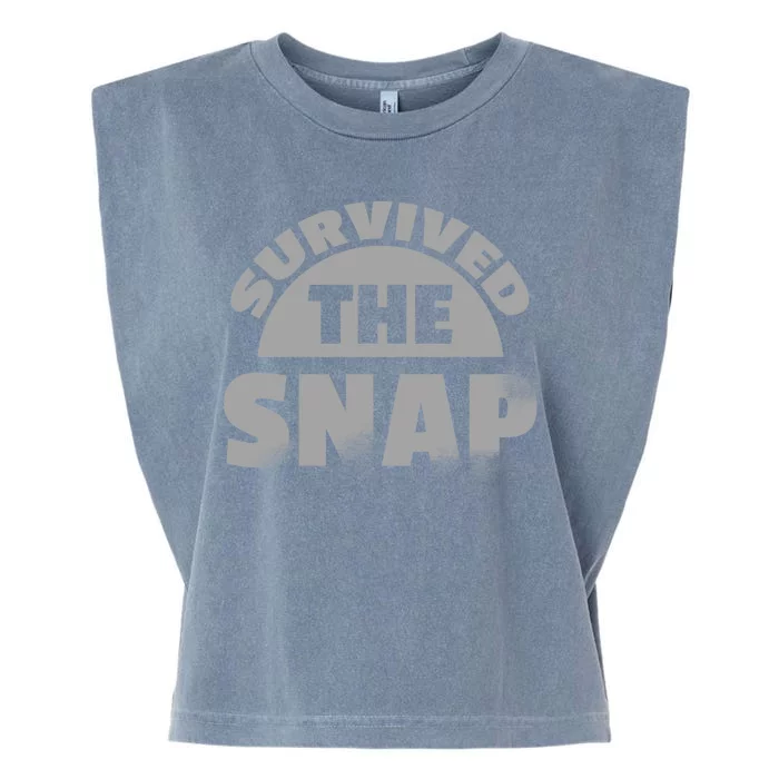 Survived The Snap Garment-Dyed Women's Muscle Tee