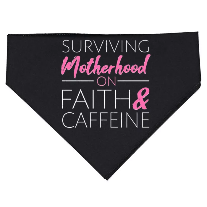 Surviving Motherhood on Faith and Caffeine USA-Made Doggie Bandana