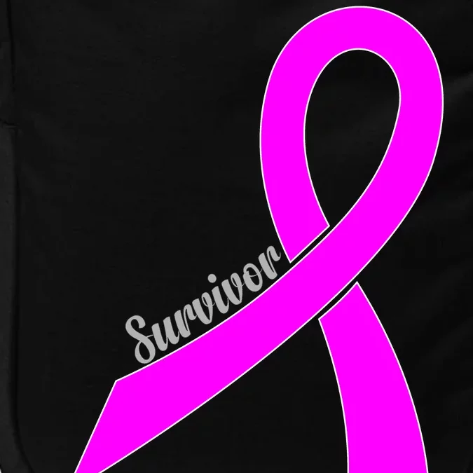 Survivor Breast Cancer Ribbon Impact Tech Backpack