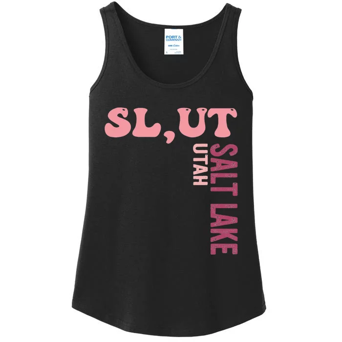 Slut Utah Salt Lake Apparel Ladies Essential Tank