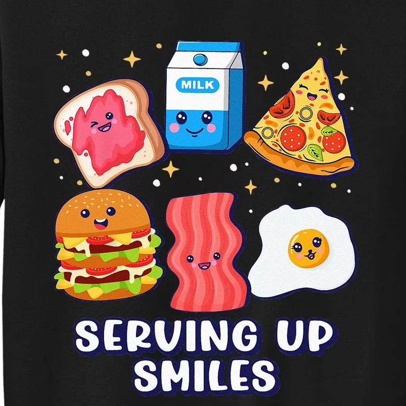 Serving Up Smiles Lunch Lady Tall Sweatshirt