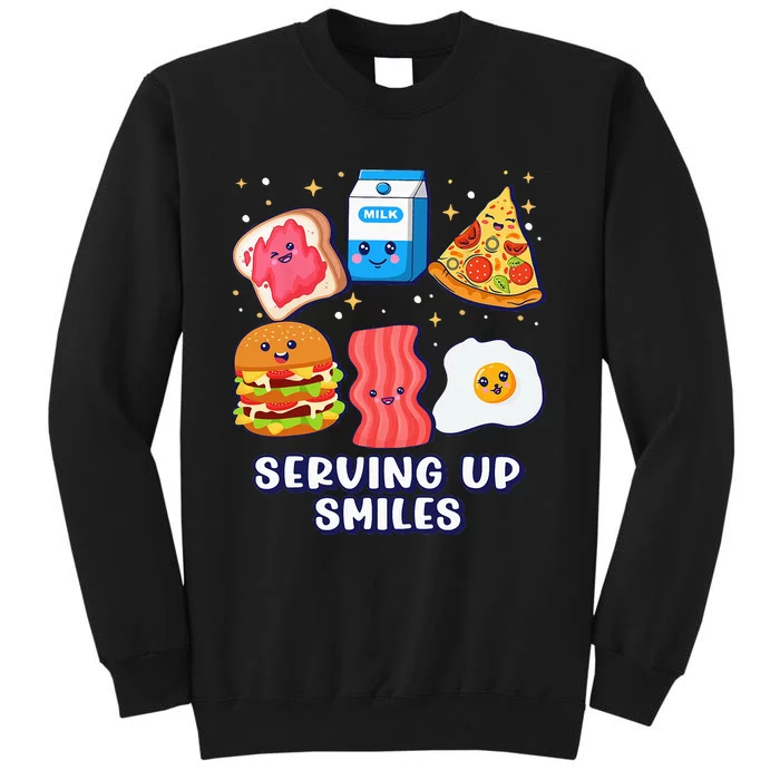 Serving Up Smiles Lunch Lady Tall Sweatshirt