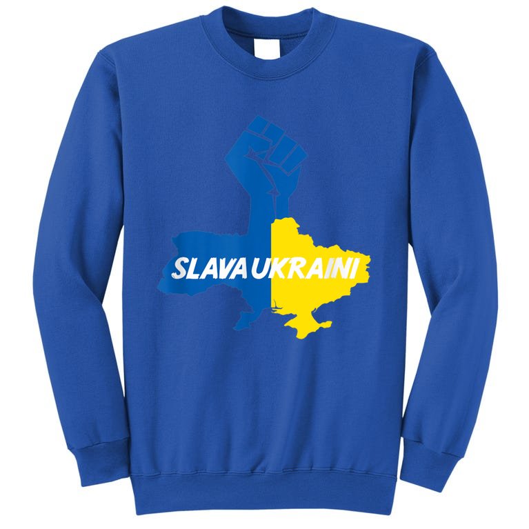 Slava Ukraini Solidarity Sweatshirt