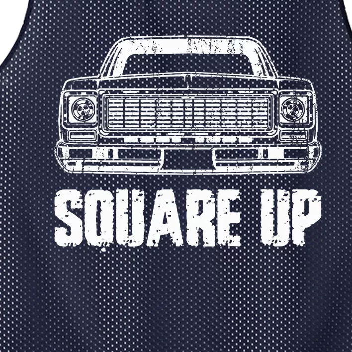 Square Up Square Body King Of Trucks Mesh Reversible Basketball Jersey Tank