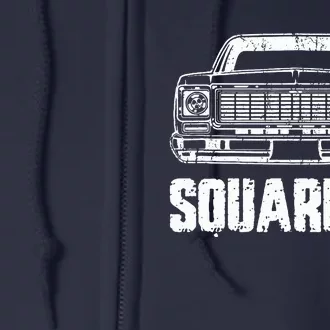 Square Up Square Body King Of Trucks Full Zip Hoodie