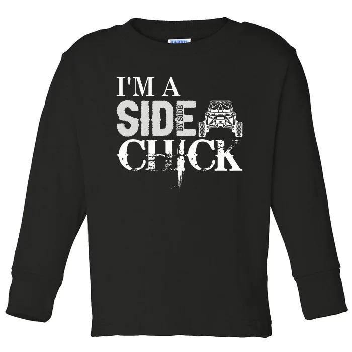 Sxs Utv Side Chick Wit & Charm Toddler Long Sleeve Shirt