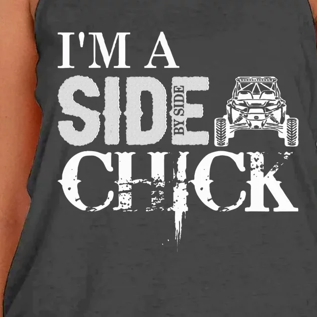 Sxs Utv Side Chick Wit & Charm Women's Knotted Racerback Tank