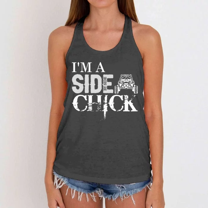 Sxs Utv Side Chick Wit & Charm Women's Knotted Racerback Tank