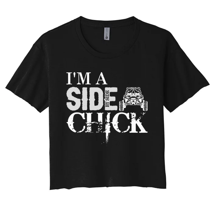 Sxs Utv Side Chick Wit & Charm Women's Crop Top Tee