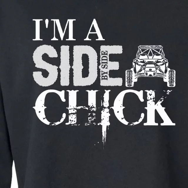 Sxs Utv Side Chick Wit & Charm Cropped Pullover Crew