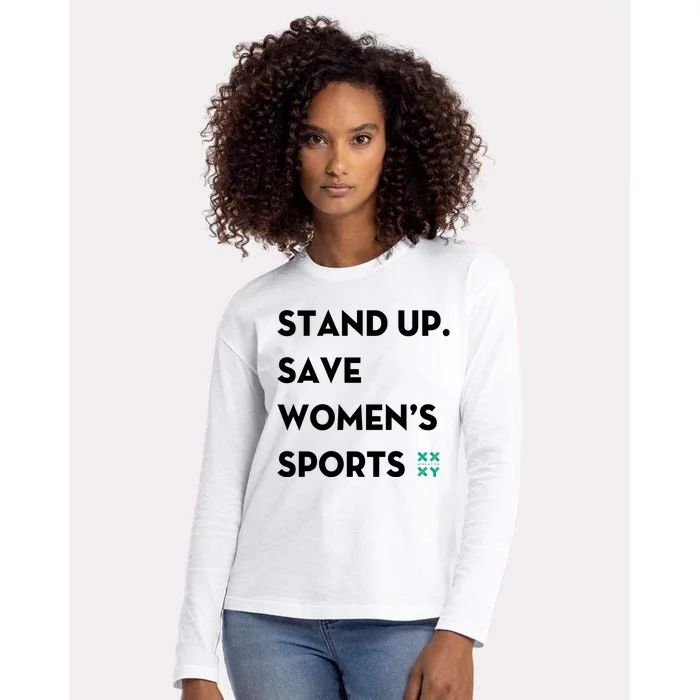 Stand Up Save Sports Womens Cotton Relaxed Long Sleeve T-Shirt