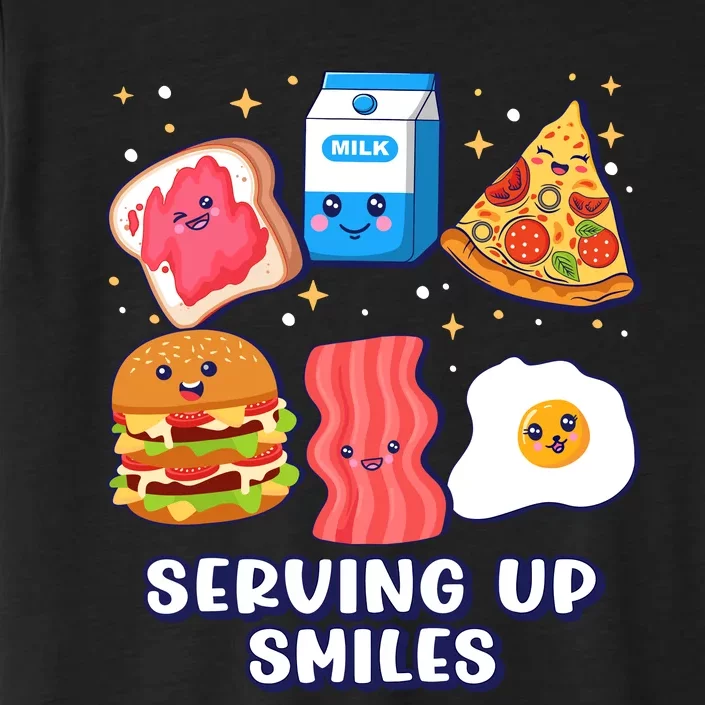 Serving Up Smiles Lunch Lady ChromaSoft Performance T-Shirt