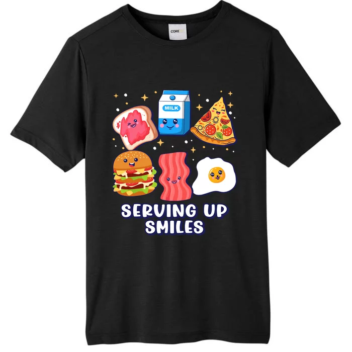 Serving Up Smiles Lunch Lady ChromaSoft Performance T-Shirt