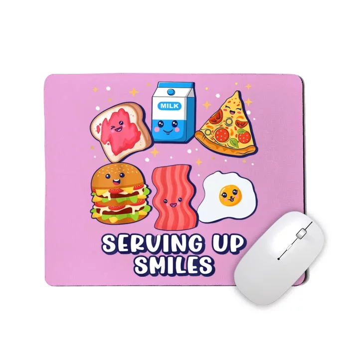 Serving Up Smiles Lunch Lady Mousepad