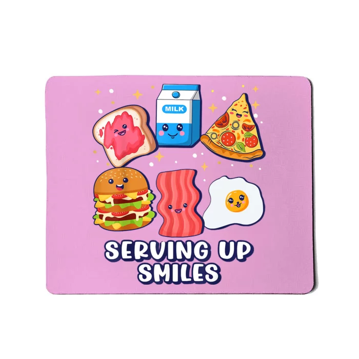 Serving Up Smiles Lunch Lady Mousepad