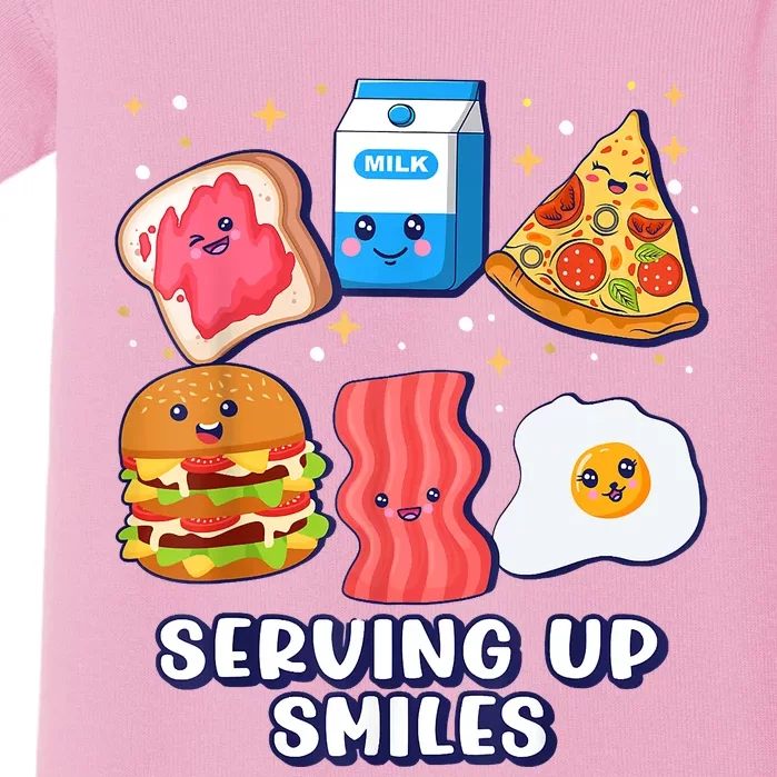 Serving Up Smiles Lunch Lady Baby Bodysuit