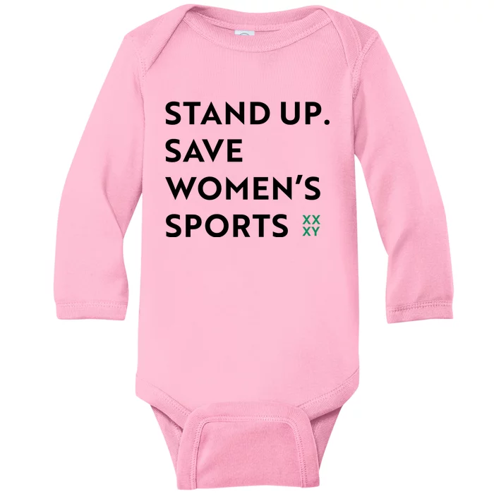 Stand Up Save Women’S Sports Baby Long Sleeve Bodysuit