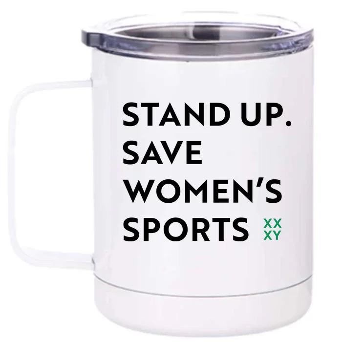 Stand Up Save Women’S Sports Front & Back 12oz Stainless Steel Tumbler Cup