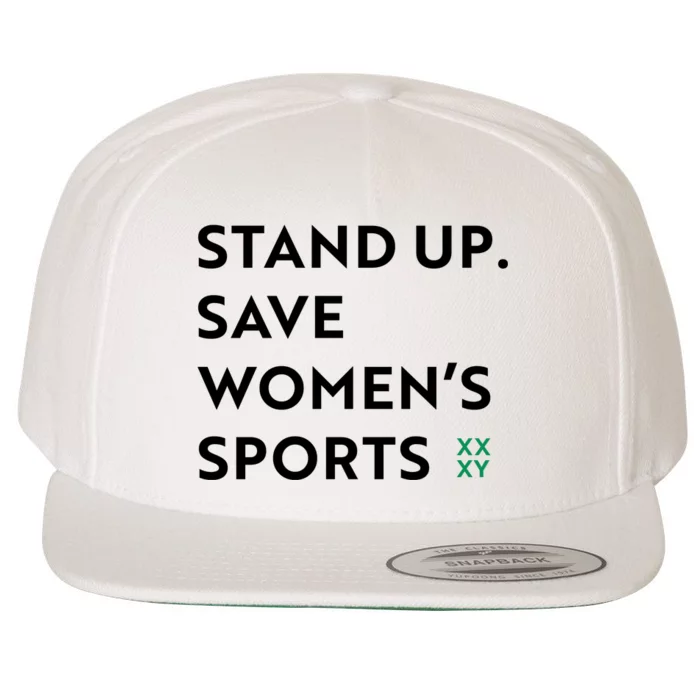 Stand Up Save Women’S Sports Wool Snapback Cap