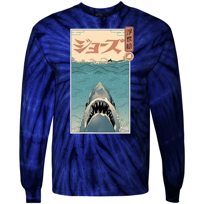 Shark Ukiyo Tie-Dye Long Sleeve Shirt