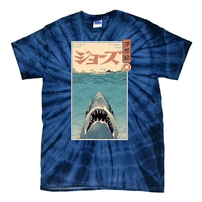 Shark Ukiyo Tie-Dye T-Shirt