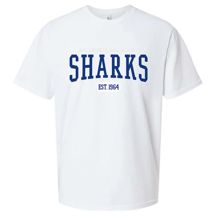 Southeastern University Sharks Est. Date Sueded Cloud Jersey T-Shirt