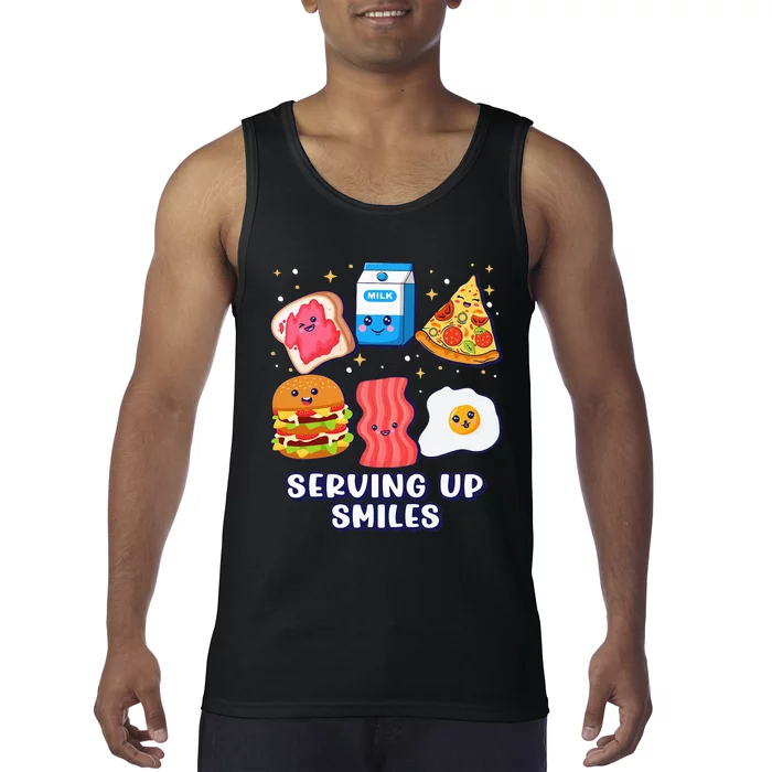 Serving Up Smiles Lunch Lady Tank Top