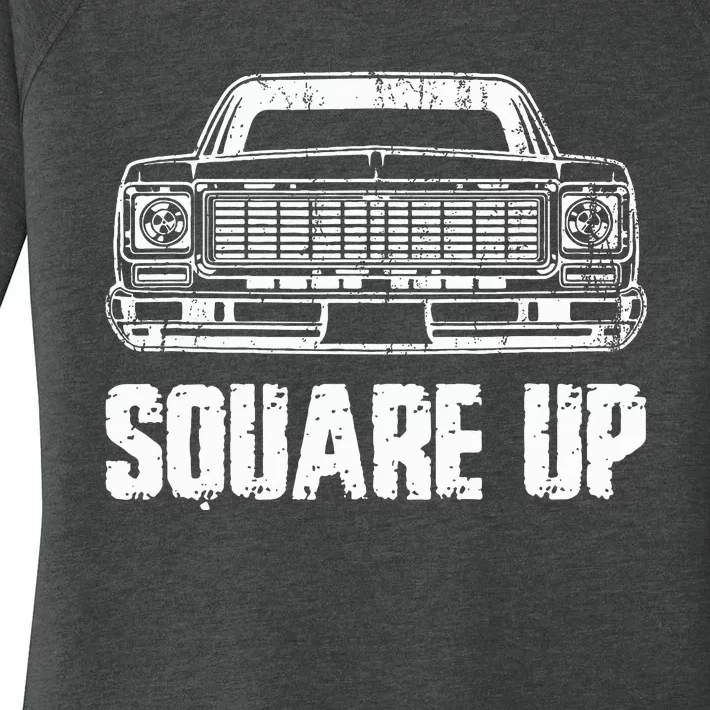 Square Up Square Body King Of Trucks Women's Perfect Tri Tunic Long Sleeve Shirt