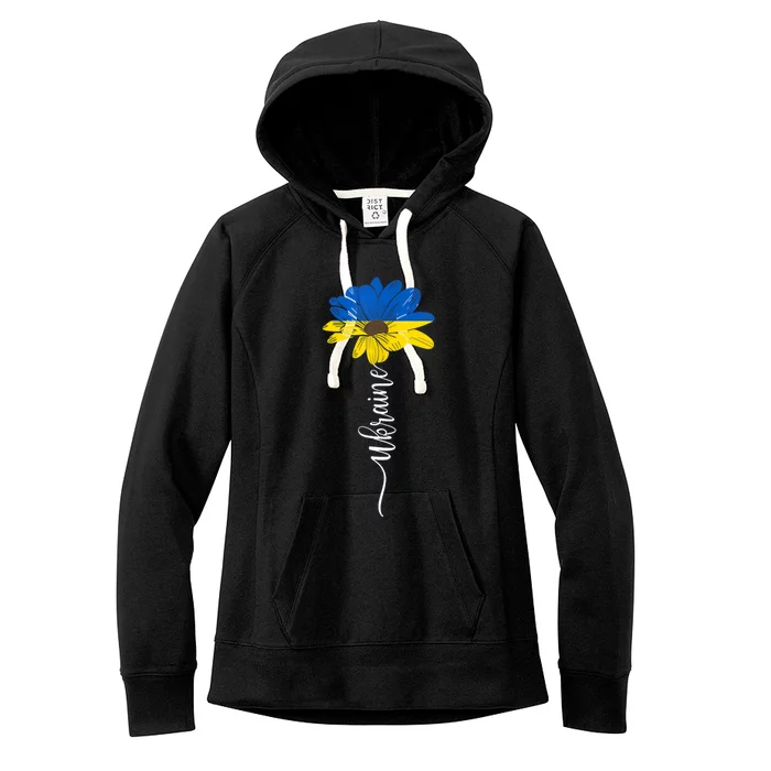 Support Ukraine Sunflower Women's Fleece Hoodie