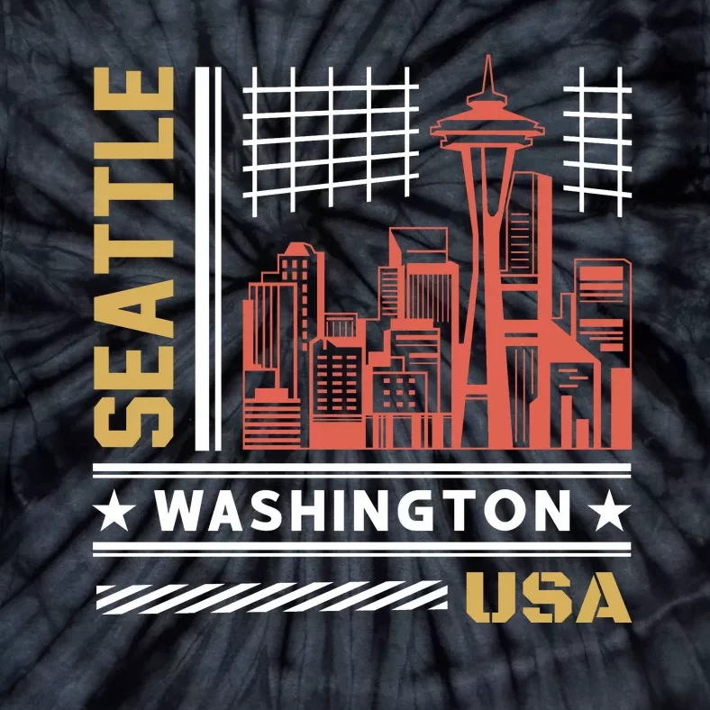 Seattle Usa Tie-Dye T-Shirt