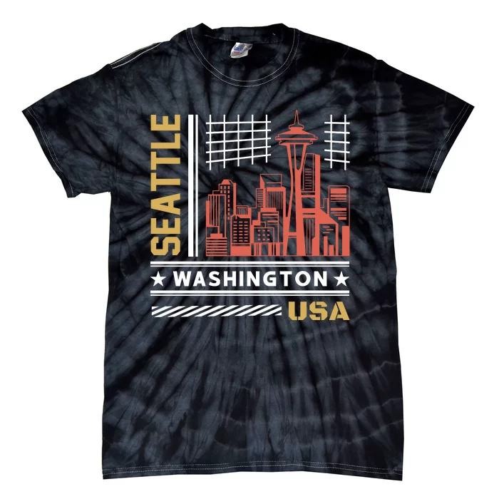 Seattle Usa Tie-Dye T-Shirt