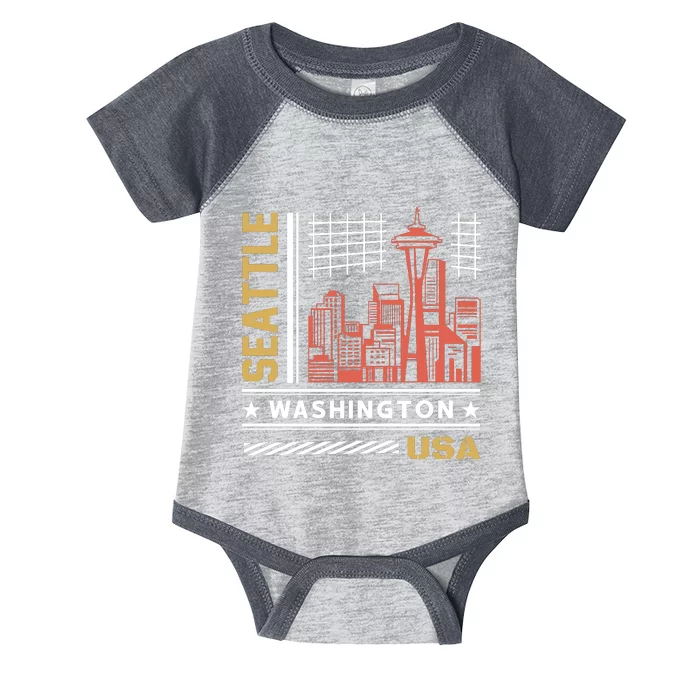 Seattle Usa Infant Baby Jersey Bodysuit