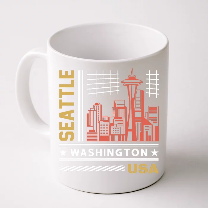 Seattle Usa Front & Back Coffee Mug