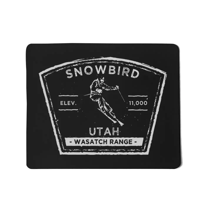 Snowbird Utah Snow Skiing Mousepad