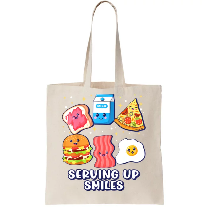 Serving Up Smiles Lunch Lady Tote Bag