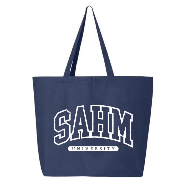 SAHM University Stay At Home Mom Vintage Mother's Day 25L Jumbo Tote